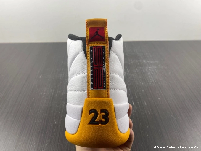 Official Maikesneakers Air China in Jordan 12 Years DR8887-100 25 0806